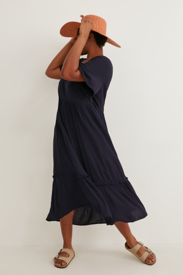 Femmes - Robe - bleu foncé