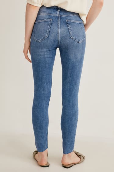 Damen - Skinny Jeans - High Waist - LYCRA® - jeansblau