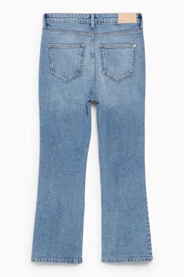 Femmes - Jean de coupe évasée - high-waist - LYCRA® - jean bleu clair