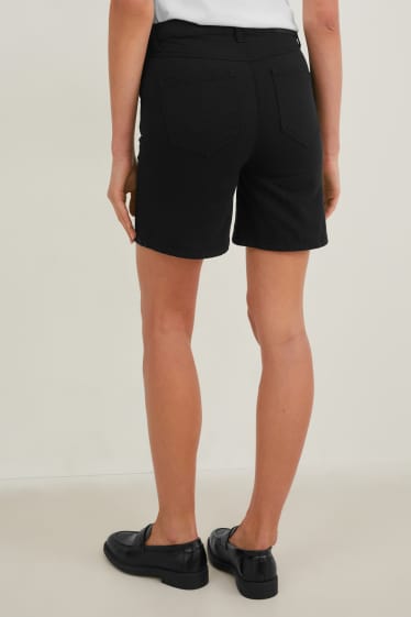 Femmes - Shorts - mid waist - noir