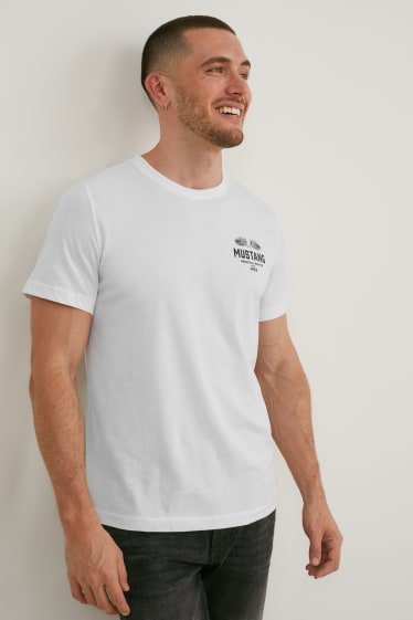 Hommes - MUSTANG - T-shirt - blanc