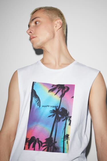 Herren - CLOCKHOUSE - Tank Top - weiss