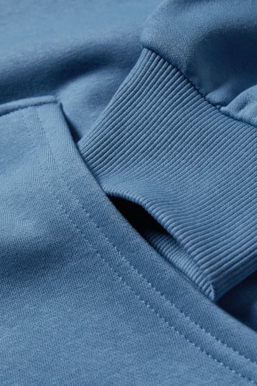 Damen - CLOCKHOUSE - Sweatkleid mit Kapuze - blau