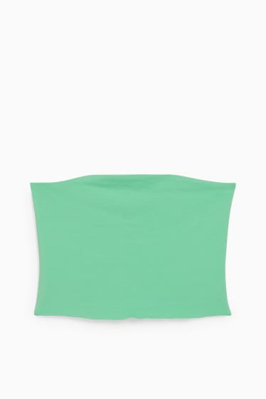 Dona - CLOCKHOUSE - crop top - verd clar