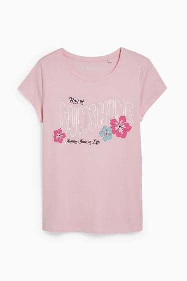Teens & young adults - CLOCKHOUSE - T-shirt - rose