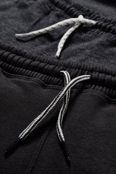 Enfants garçons - Lot de 2 - pantalon de jogging - noir