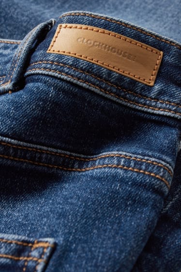 Ados & jeunes adultes - CLOCKHOUSE - skinny jean - high waist - jean bleu
