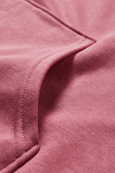Damen - CLOCKHOUSE - Sweatkleid mit Kapuze - pink