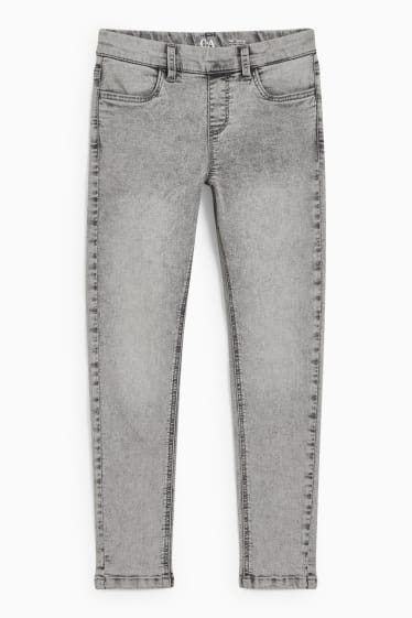 Kinder Mädchen - Jegging Jeans - helljeansgrau