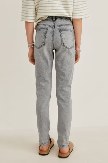 Kinder Mädchen - Jegging Jeans - helljeansgrau