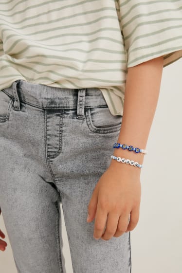 Kinder Mädchen - Jegging Jeans - helljeansgrau