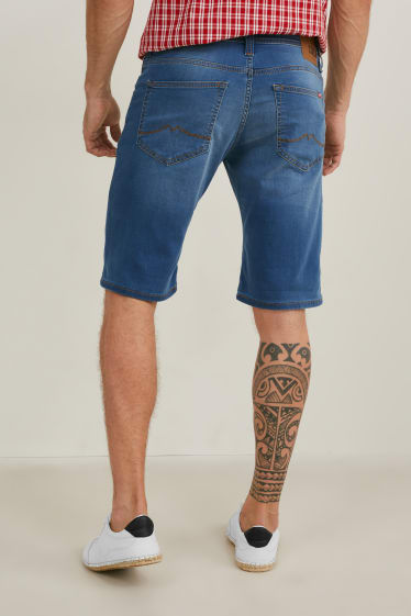 Herren - MUSTANG - Jeans-Bermudas - Chicago - helljeansblau