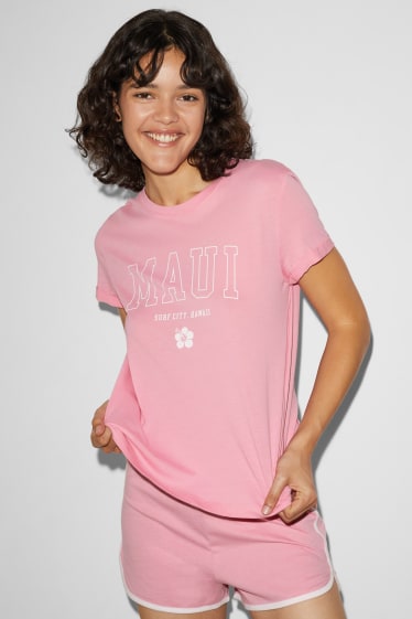 Kobiety - CLOCKHOUSE - T-shirt - różowy