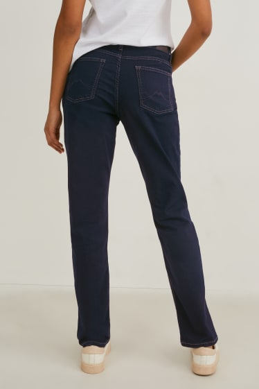 Damen - MUSTANG - Slim Jeans - High Waist - Rebecca - dunkeljeansblau