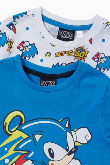 Children - Multipack of 2 - Sonic - short pyjamas - 4 piece - blue