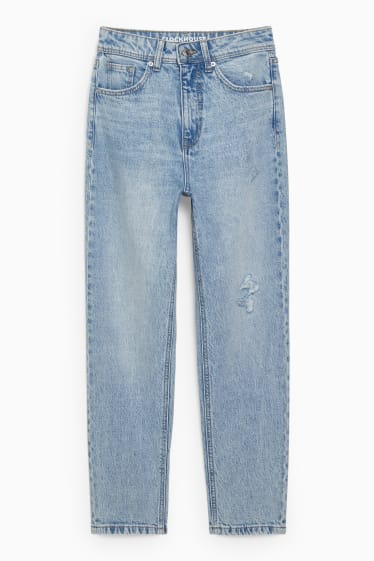 Joves - CLOCKHOUSE - mom jeans - high waist - texà blau clar