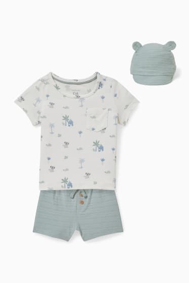 Babies - Baby outfit - 3 piece - mint green