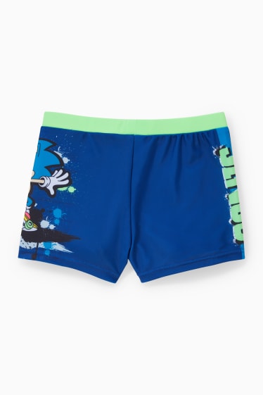 Kinder - Sonic - Badehose - LYCRA® XTRA LIFE™ - blau / hellblau