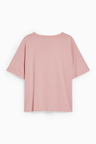 Donna - T-shirt - Topolino - rosa scuro