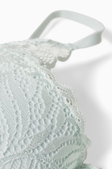 Femmes - Soutien-gorge à armature - DEMI - ampliforme - LYCRA® - vert menthe