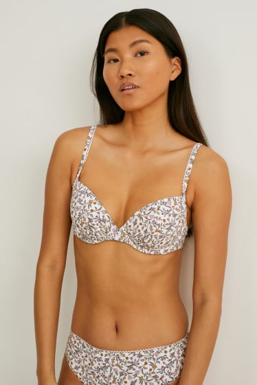 Damen - Bikini-Top mit Bügel - wattiert - LYCRA® XTRA LIFE™ - cremeweiß