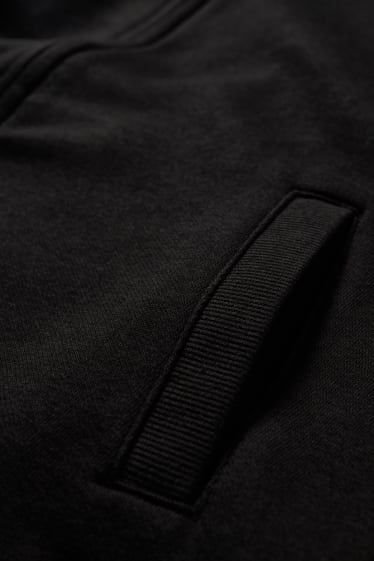 Dona - Dessuadora oberta amb caputxa - negre