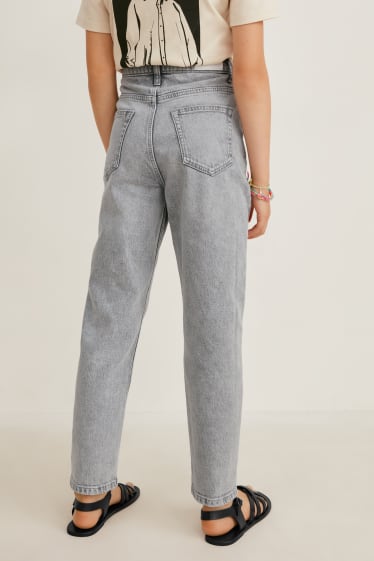 Kinder - Relaxed Jeans - jeans-hellgrau