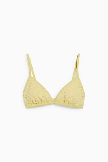 Femmes - Haut de bikini - triangles - ampliforme - LYCRA® XTRA LIFE™ - jaune