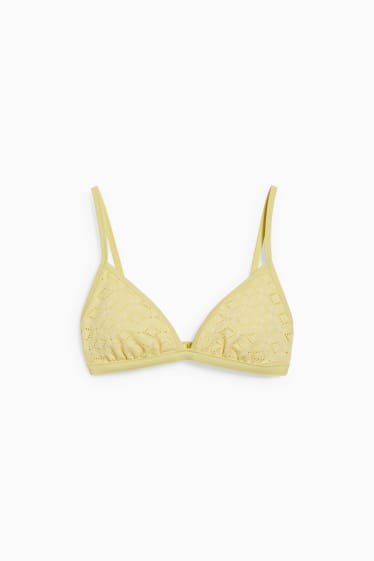 Donna - Reggiseno bikini - a triangolo - imbottito - LYCRA® XTRA LIFE™ - giallo