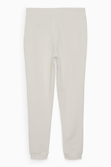 Femei - Pantaloni de trening - alb-crem