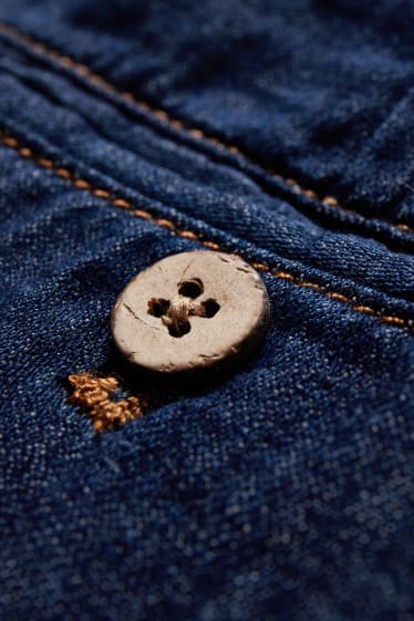 Heren - Tapered jeans - met hennepvezels - jeansdonkerblauw