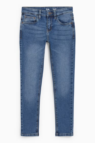 Copii - Skinny jeans - produs cu economie de apă - denim-albastru