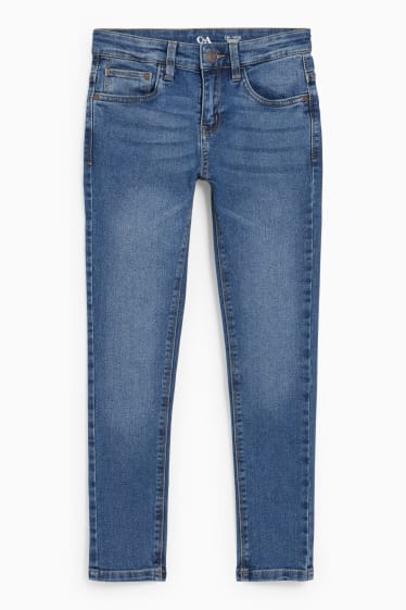 Kinderen - Skinny jeans - waterbesparend geproduceerd - jeansblauw