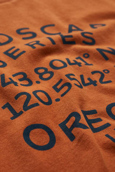Men - T-shirt - brown
