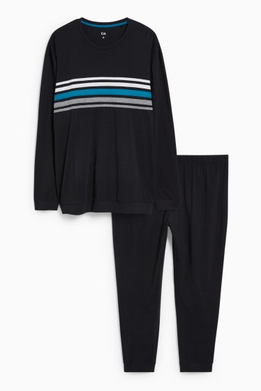 Herren - Pyjama - schwarz