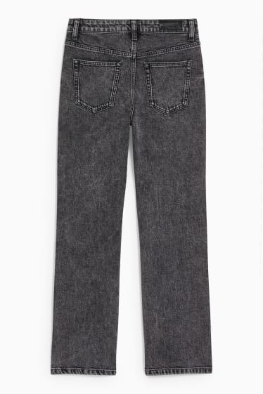 Enfants filles - Jean coupe droite - jean gris