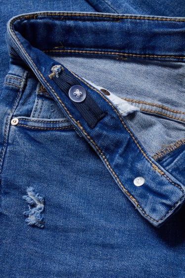 Kinderen: meisjes - Skinny jeans - jeansblauw