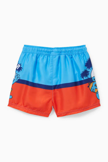 Bambini - I Puffi - shorts da mare - azzurro