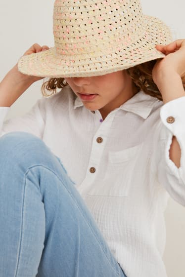 Copii - Fete - Skinny jeans - denim-albastru deschis