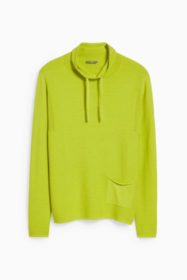 Damen - Pullover - neon-grün