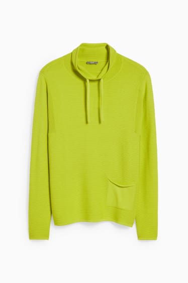 Femmes - Pullover - vert fluo