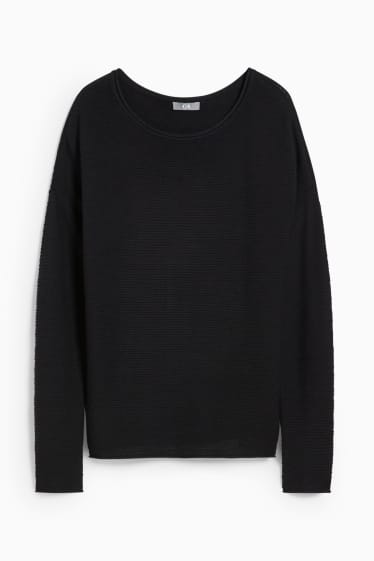 Femmes - Pullover - noir