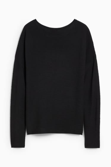 Femmes - Pullover - noir