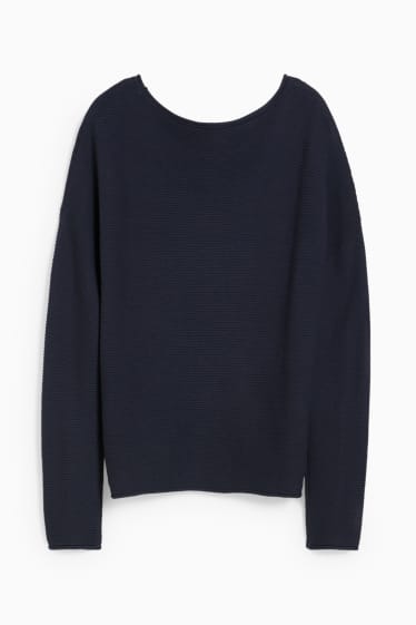 Femmes - Pullover - bleu foncé