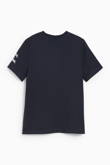 Kinder Jungen - Minecraft - Kurzarmshirt  - dunkelblau