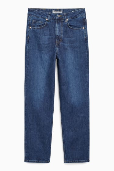 Femmes - Premium Denim by C&A - straight jean - high waist - jean bleu