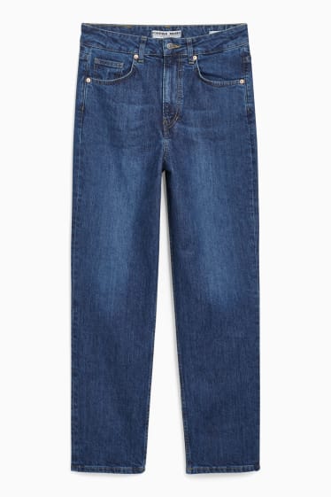 Kobiety - Premium Denim by C&A - straight jeans - wysoki stan - dżins-niebieski