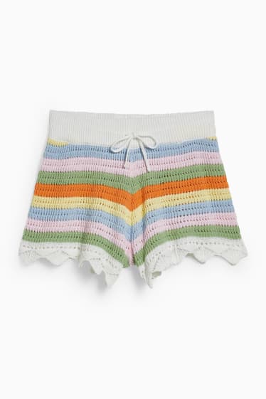 Women - CLOCKHOUSE - shorts - striped - multicoloured