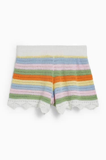 Women - CLOCKHOUSE - shorts - striped - multicoloured
