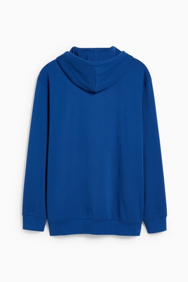 Heren - Hoodie - blauw